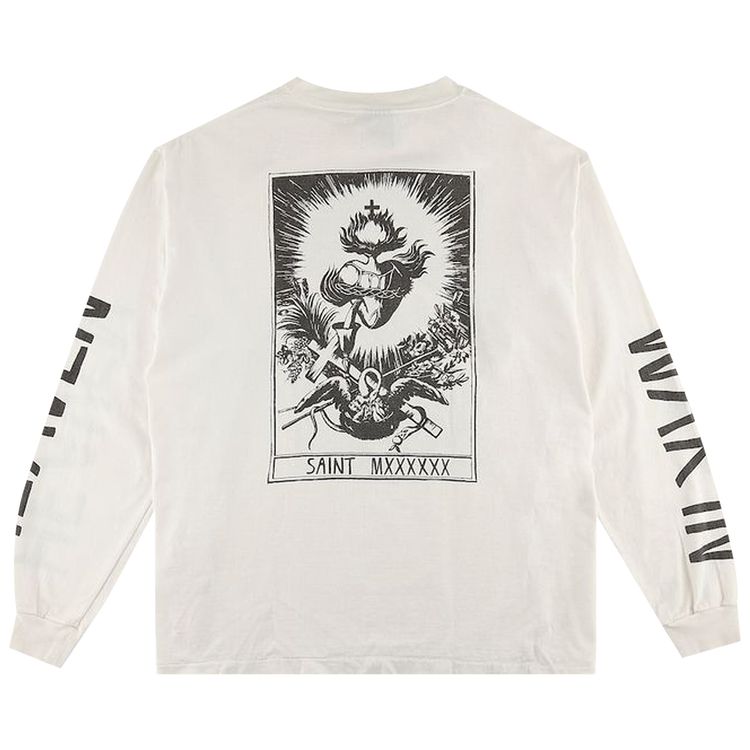 SAINT Mxxxxxx War In Heaven Long Sleeve T Shirt White
