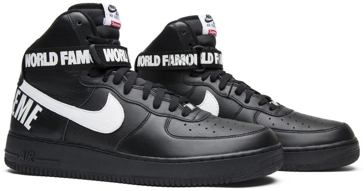 Supreme x Nike Air Force 1 High SP Black
