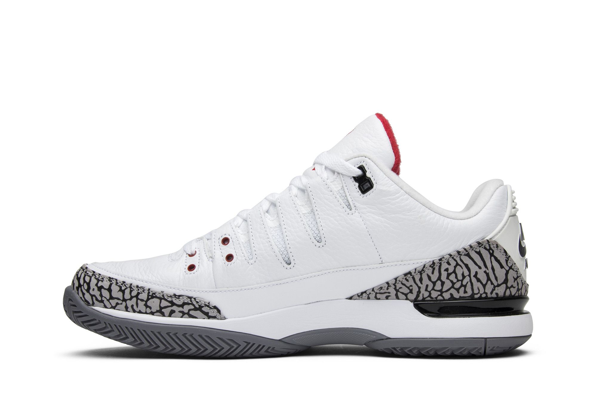 Nike zoom vapor aj3 white cement hotsell