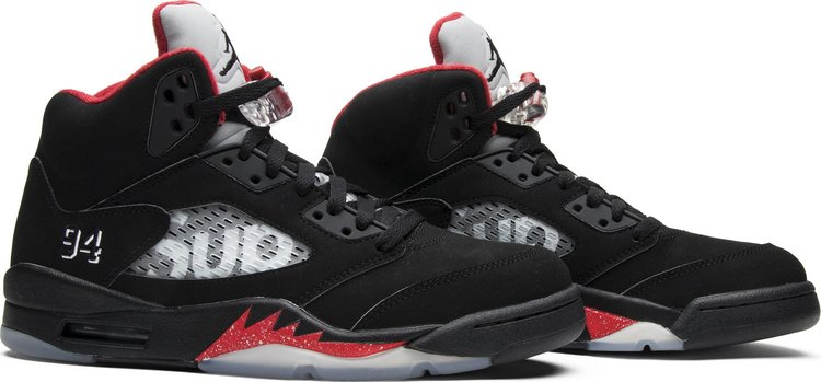 Supreme x Air Jordan 5 Retro Black