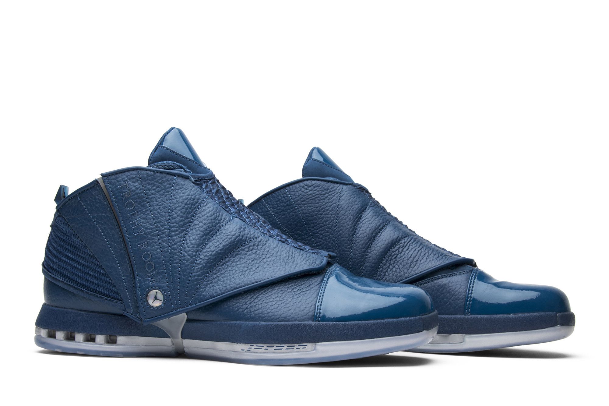 Jordan 16 blue and white cheap