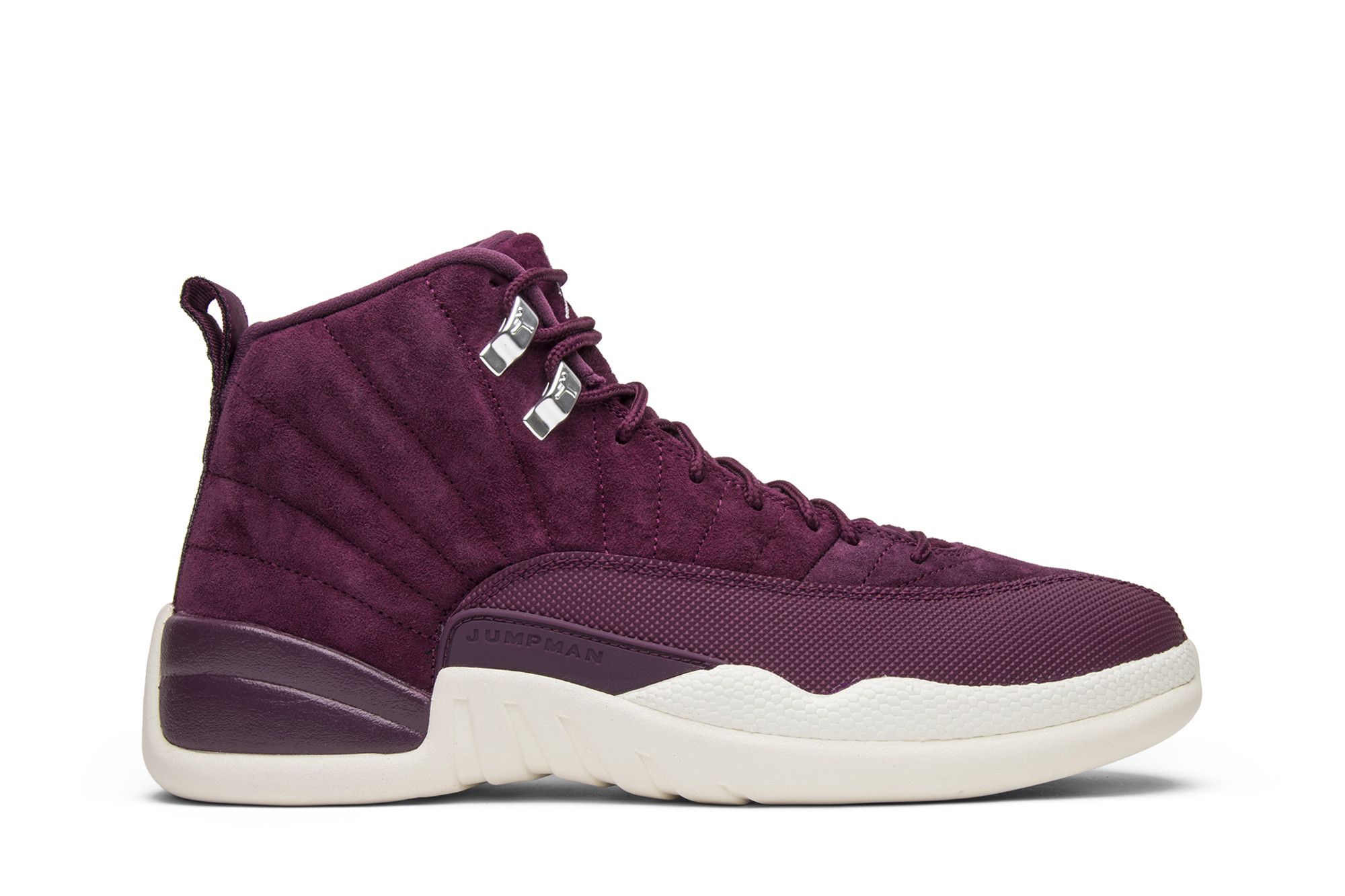 burgundy velvet jordans 12