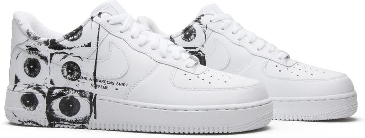Supreme x Comme des Garcons SHIRT x Air Force 1 Low Eyes
