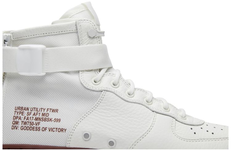 Nike SF Air Force 1 Mid Red Ivory