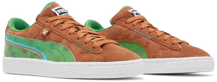 Minecraft x Puma Suede Jr Grass Block