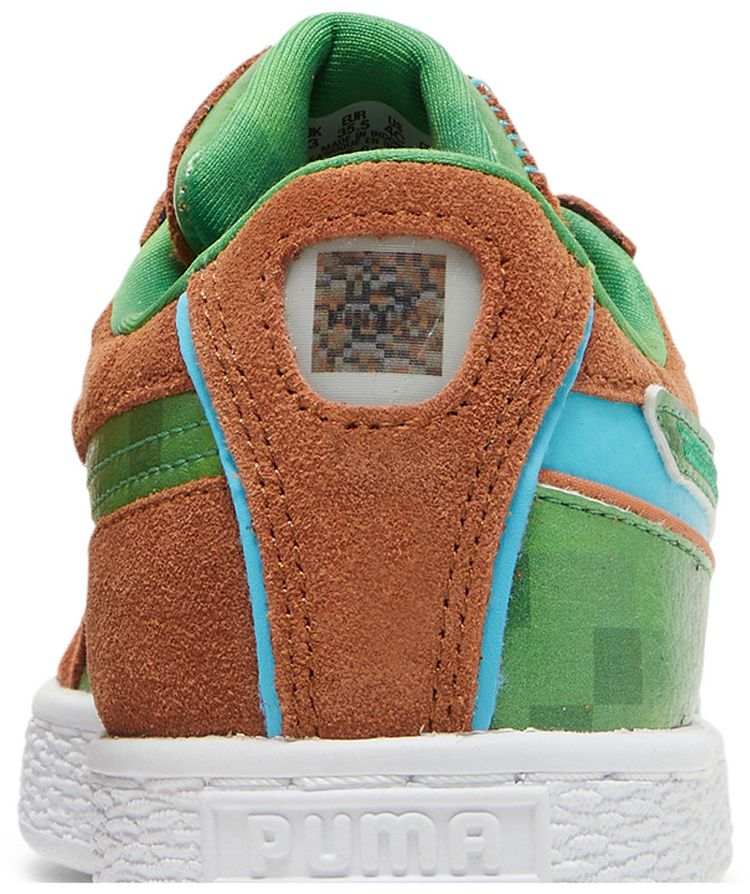 Minecraft x Puma Suede Jr Grass Block
