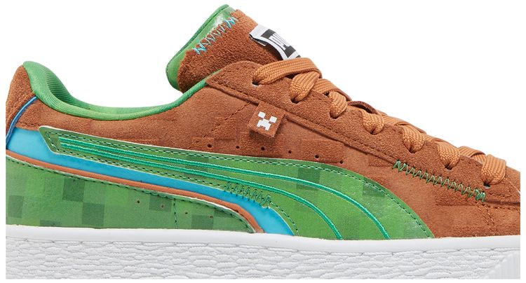 Minecraft x Puma Suede Jr Grass Block