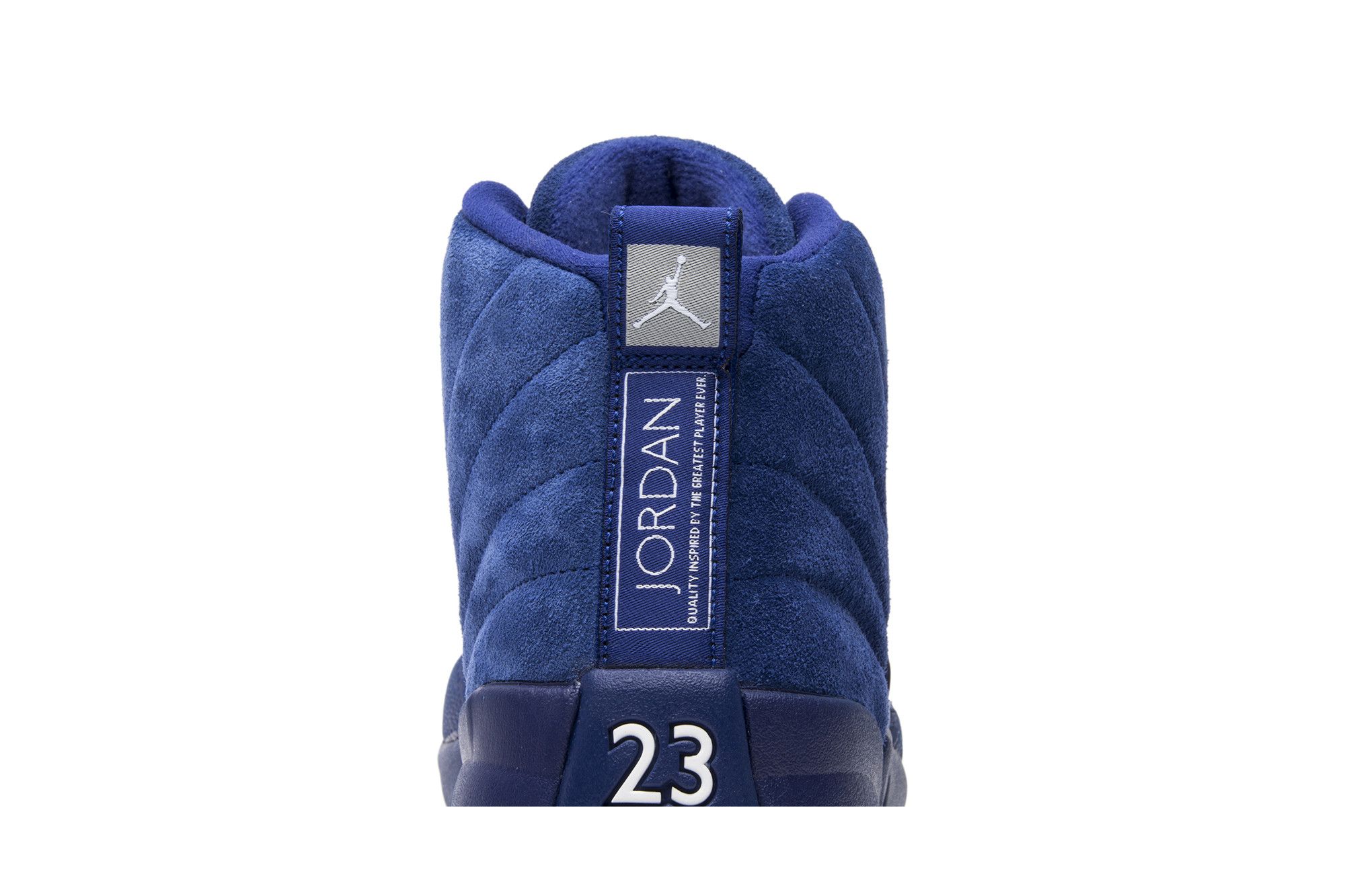 Jordan 12 all blue suede best sale