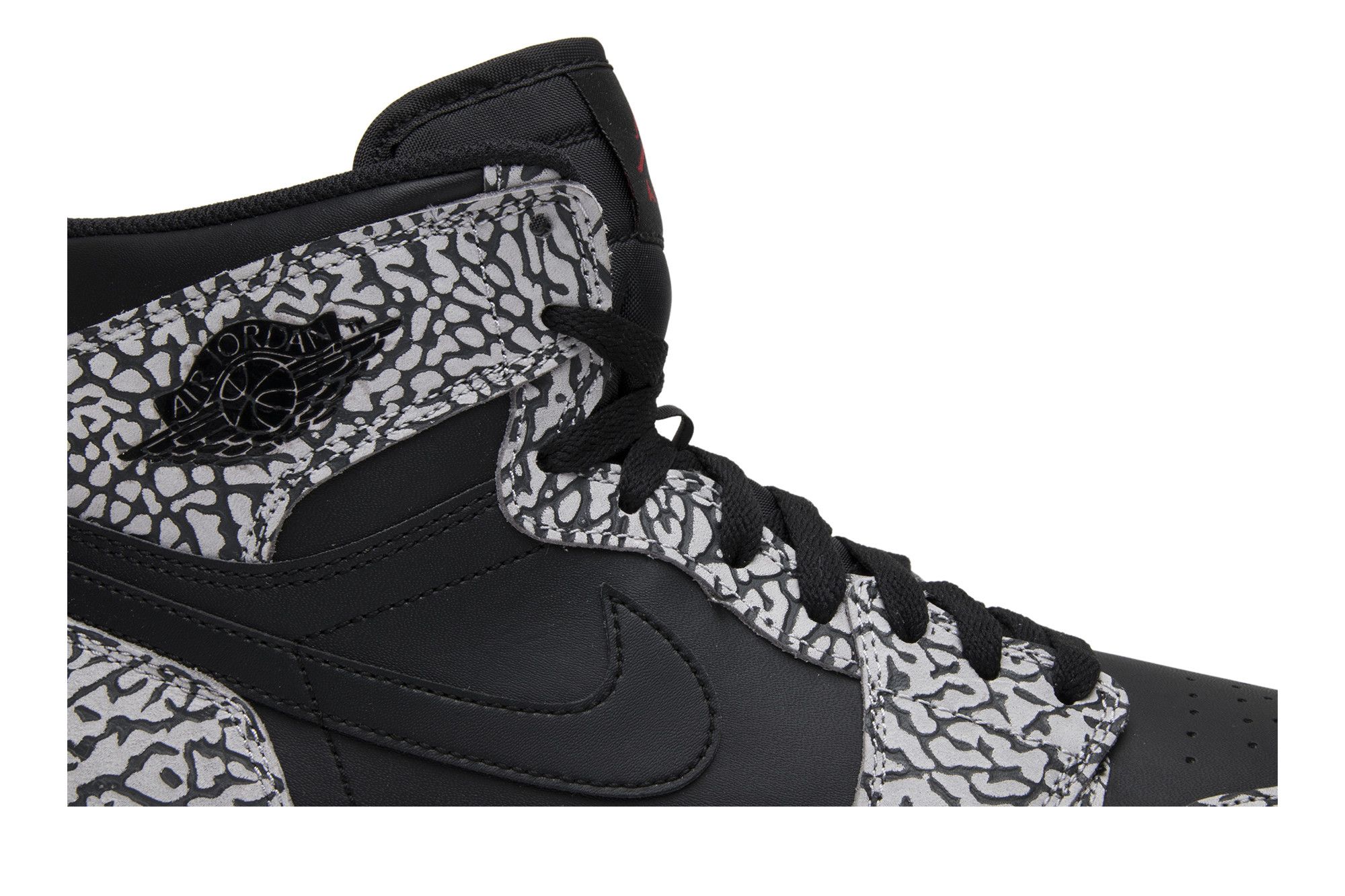 Jordan 1 black elephant print online