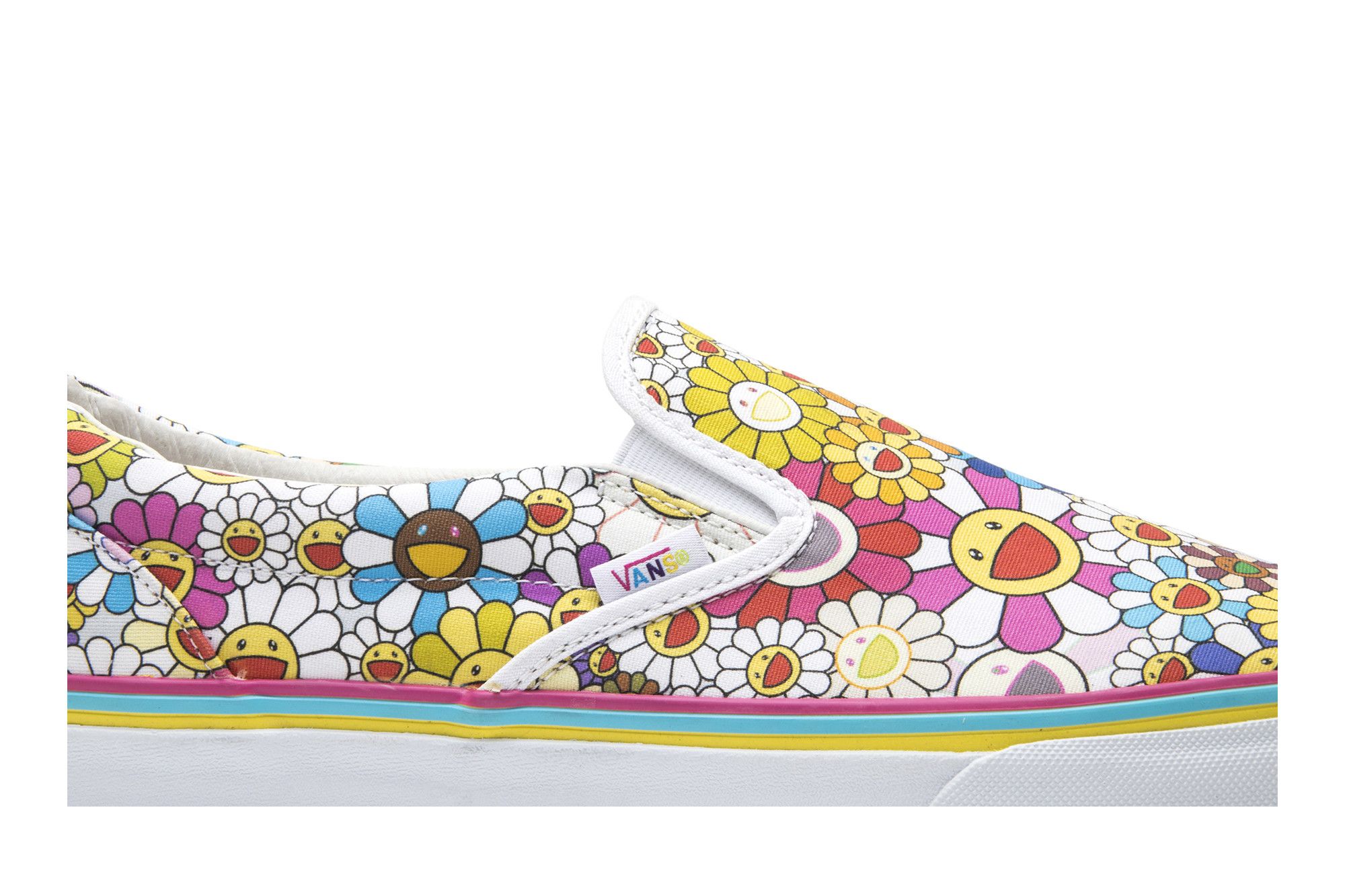 Buy Takashi Murakami Classic Slip-On LX 'Multi Flower' - VN