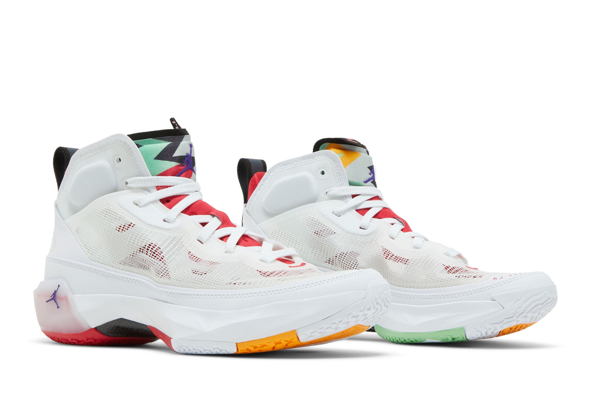 Air Jordan 37 XXXVⅡ HARE Nike Air Jordan XXXVII 37 Hare White True Red Mens Sz 12.5