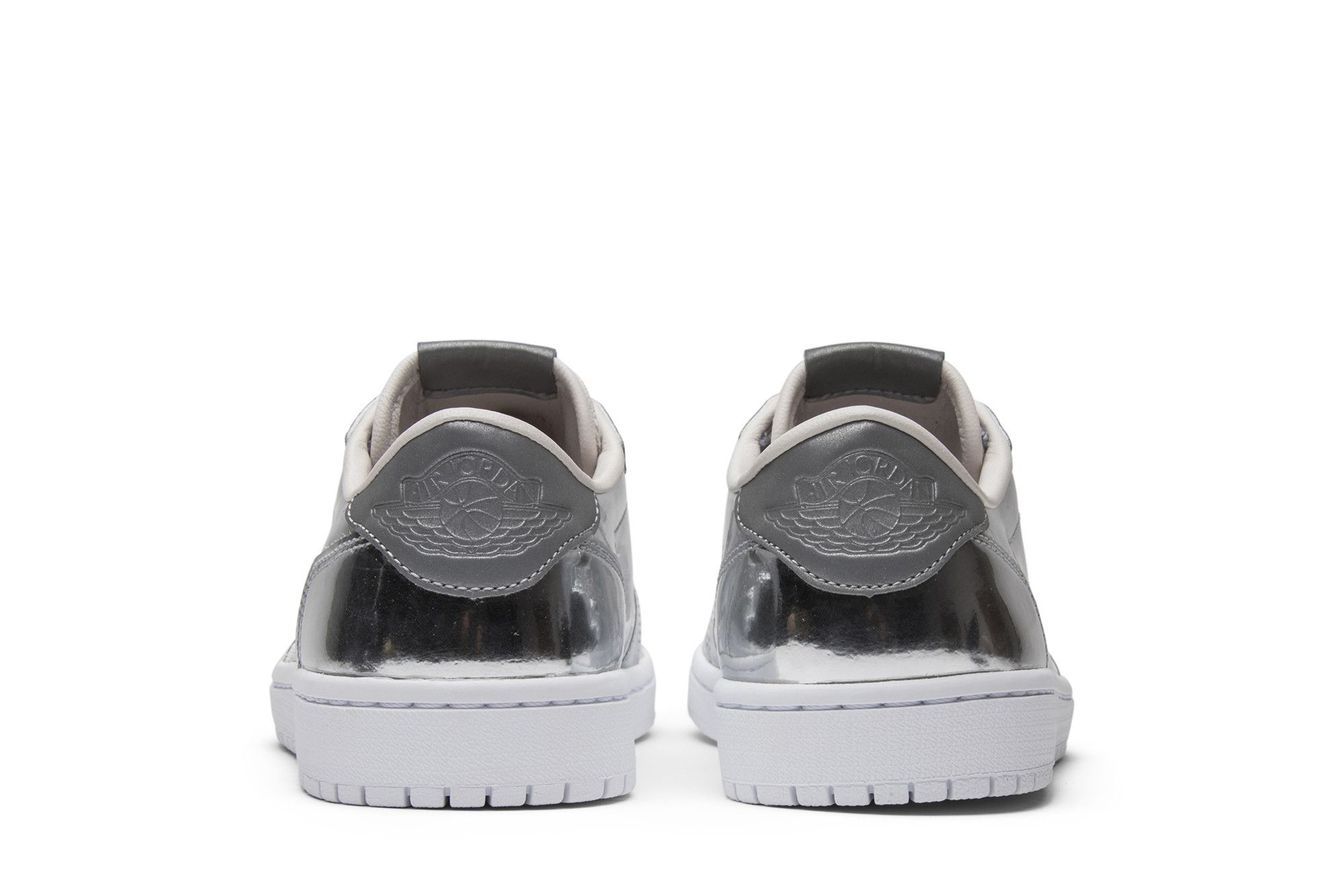Air jordan 1 low pinnacle metallic silver cheap