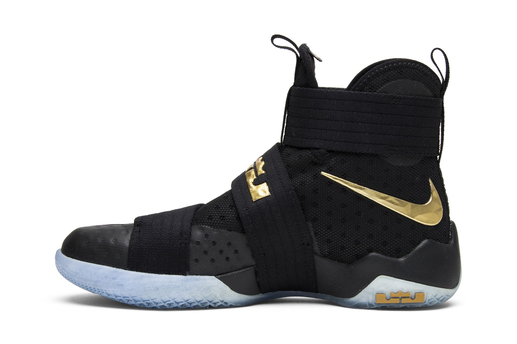 Lebron soldier 12 black gold clearance
