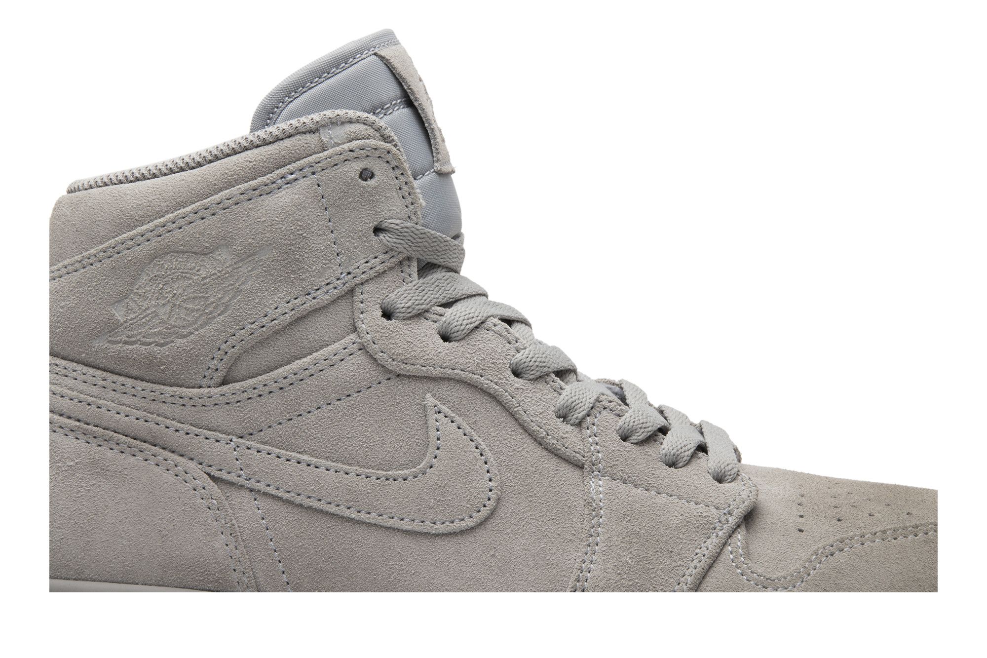 Gray suede jordans outlet