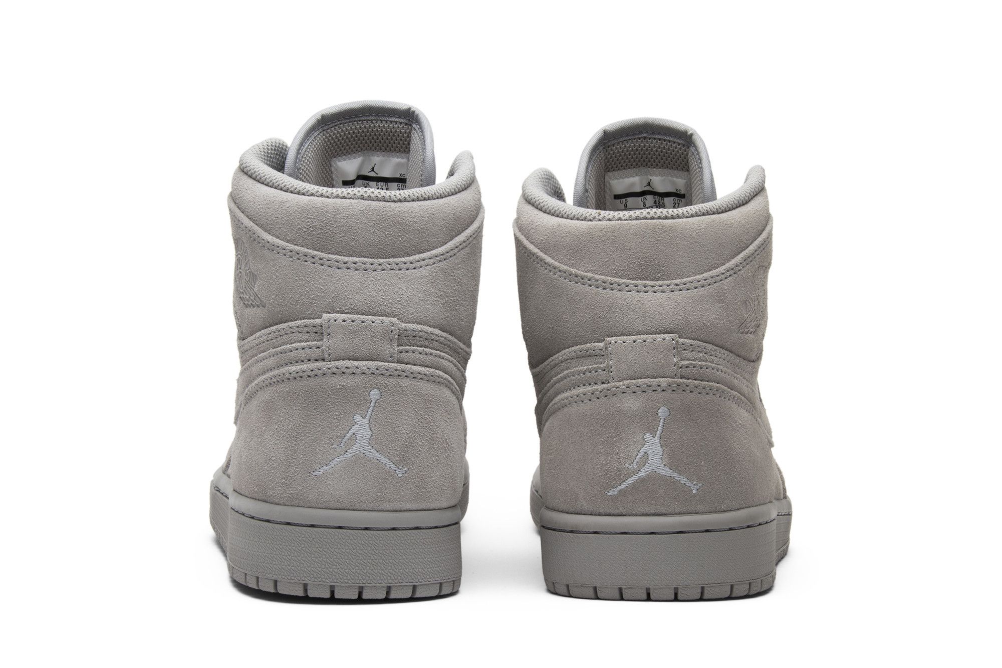 Jordan 1 grey suede hotsell