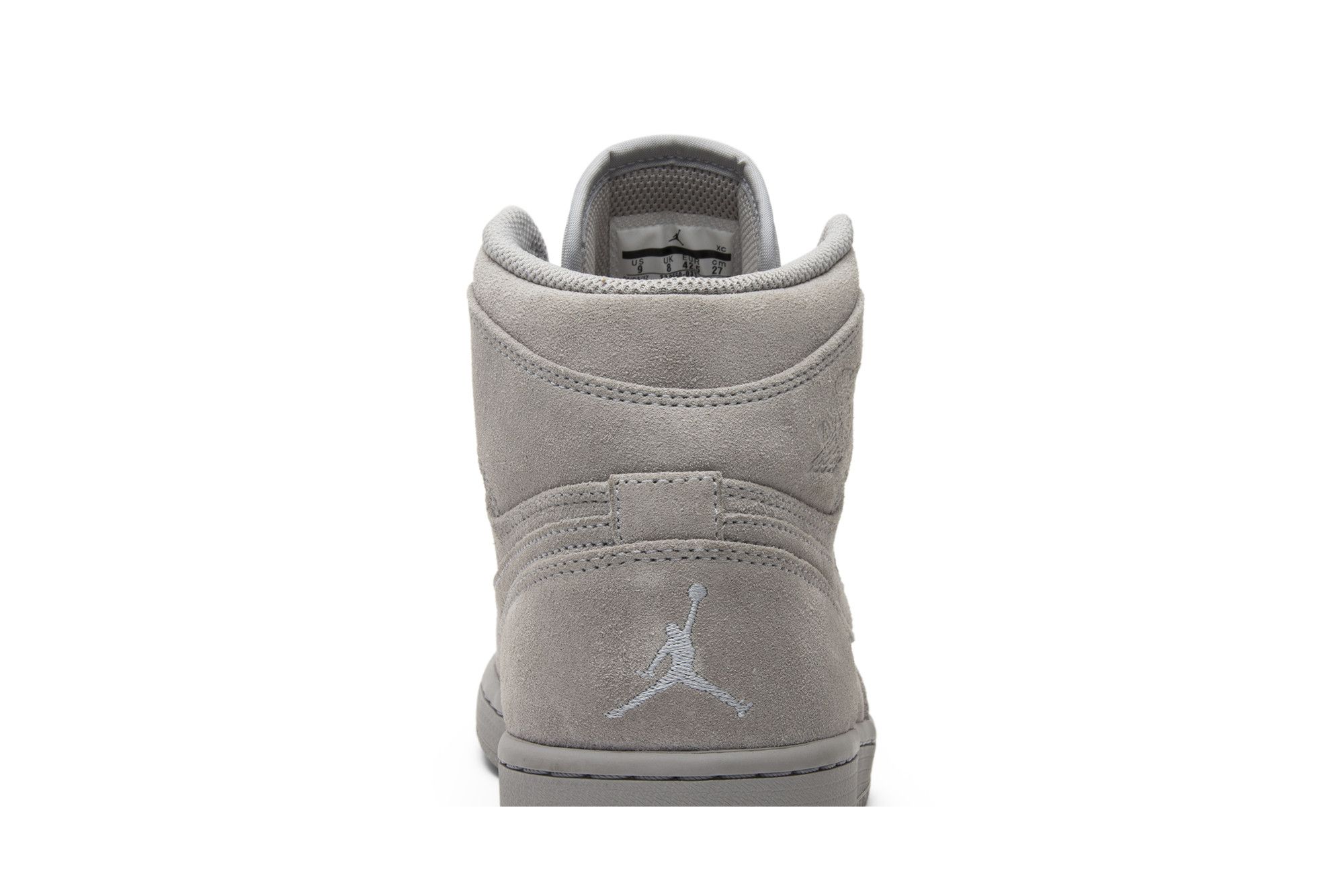 Jordan 1 retro high grey suede sale