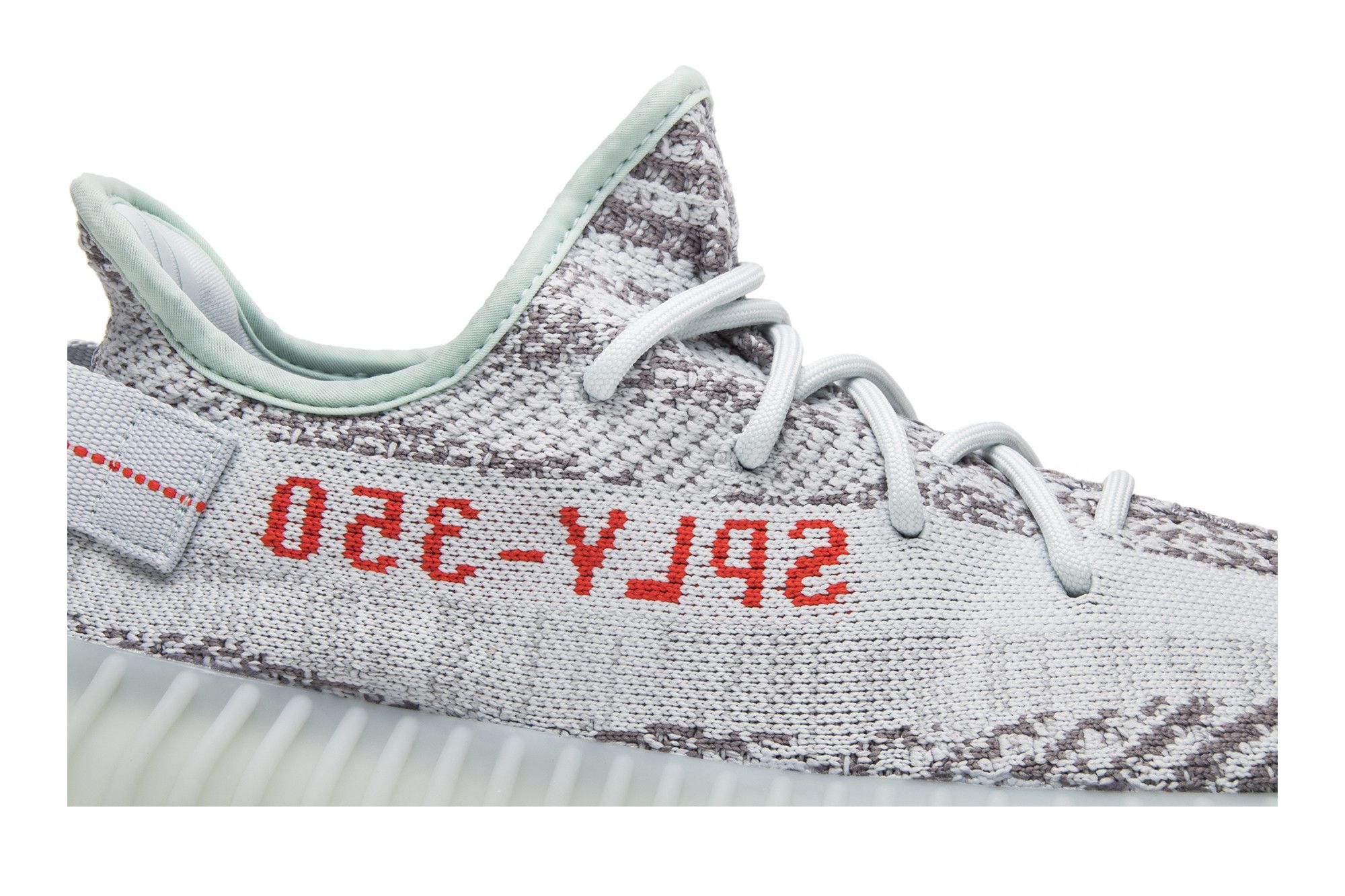 Yeezy boost 350 v2 blue tint / grey three / high resolution red on sale