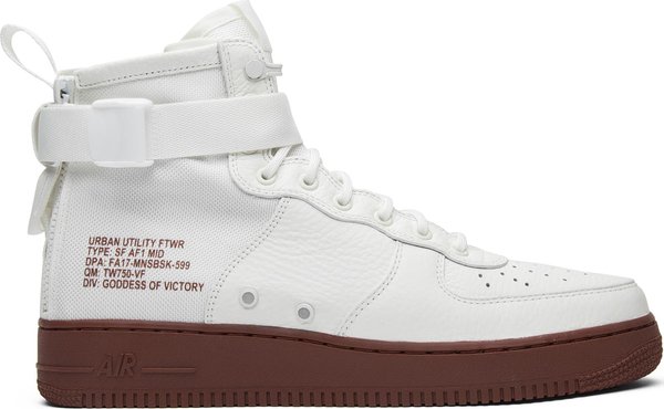 Buy SF Air Force 1 Mid 'Red Ivory' - 917753 100 | GOAT