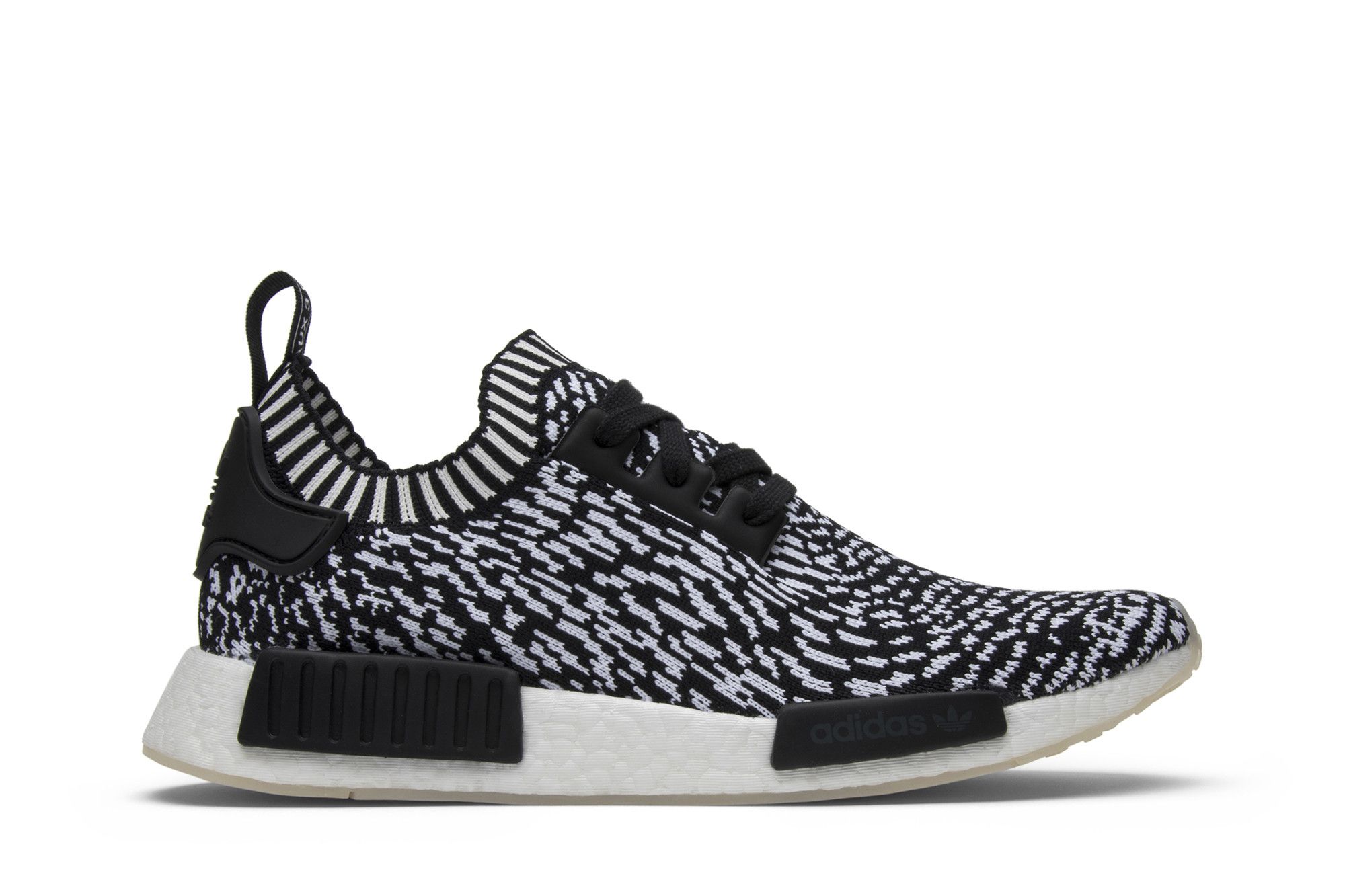 Adidas nmd r1 primeknit zebra on feet shop