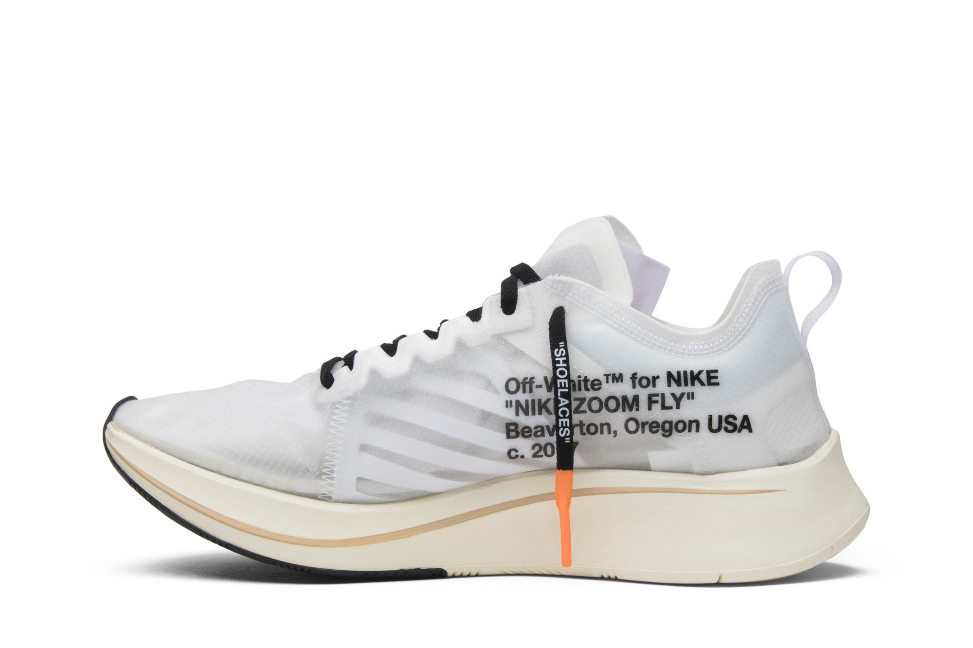 Air zoom fly off white hot sale