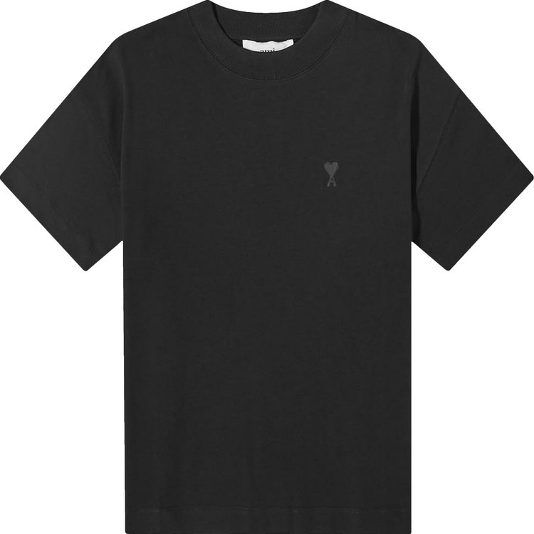 Buy Ami Tonal Small ADC T-Shirt 'Black' - UTS012 726 001 | GOAT