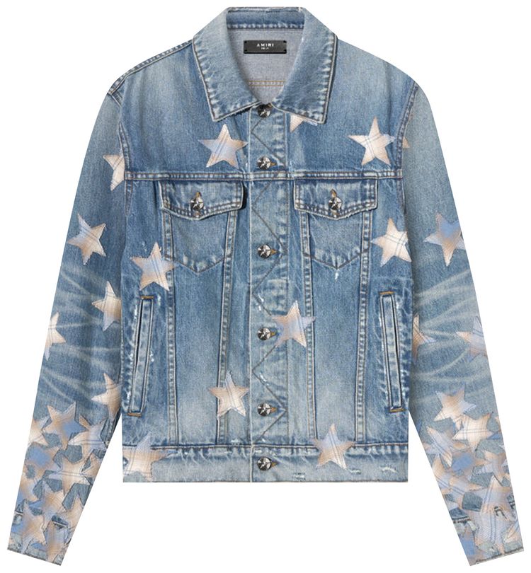 Amiri Chemist Trucker 70s Indigo