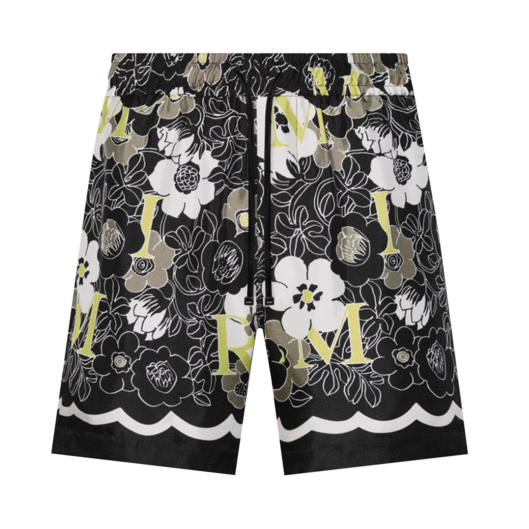 Buy Amiri Flower Bermuda 'Black' - PF22MPB001 001 BLAC | GOAT CA