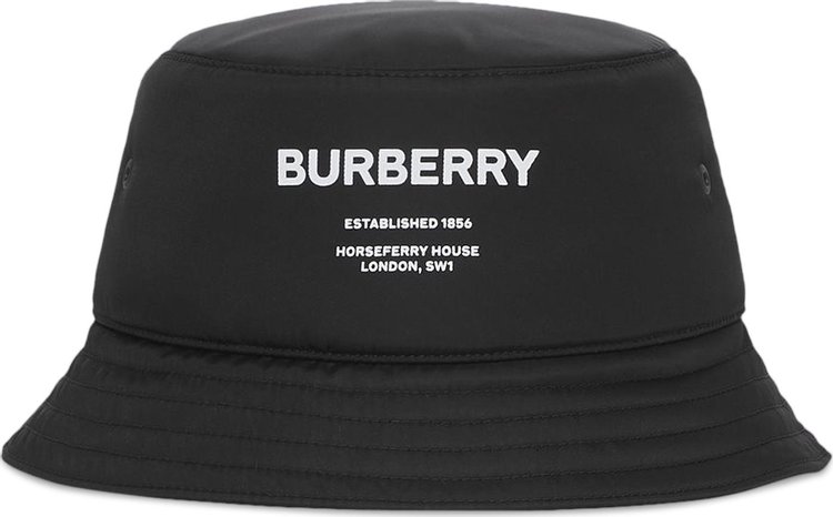 Burberry Horseferry Print Bucket Hat 'Black'