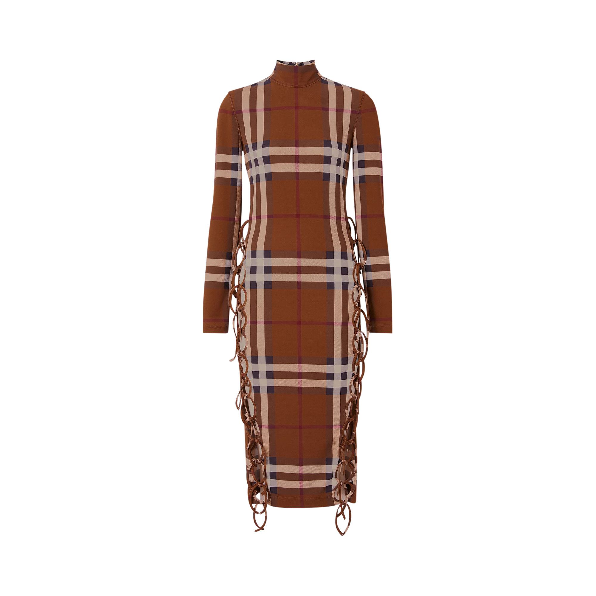 Burberry print bodycon dress deals