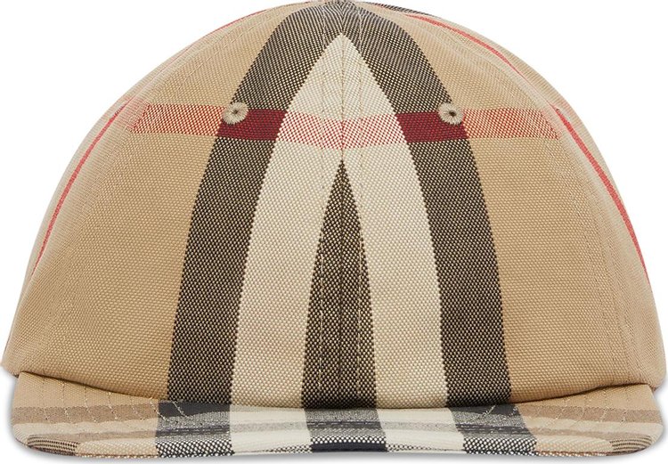 Burberry Reversible Vintage Check Baseball Cap Archive Beige