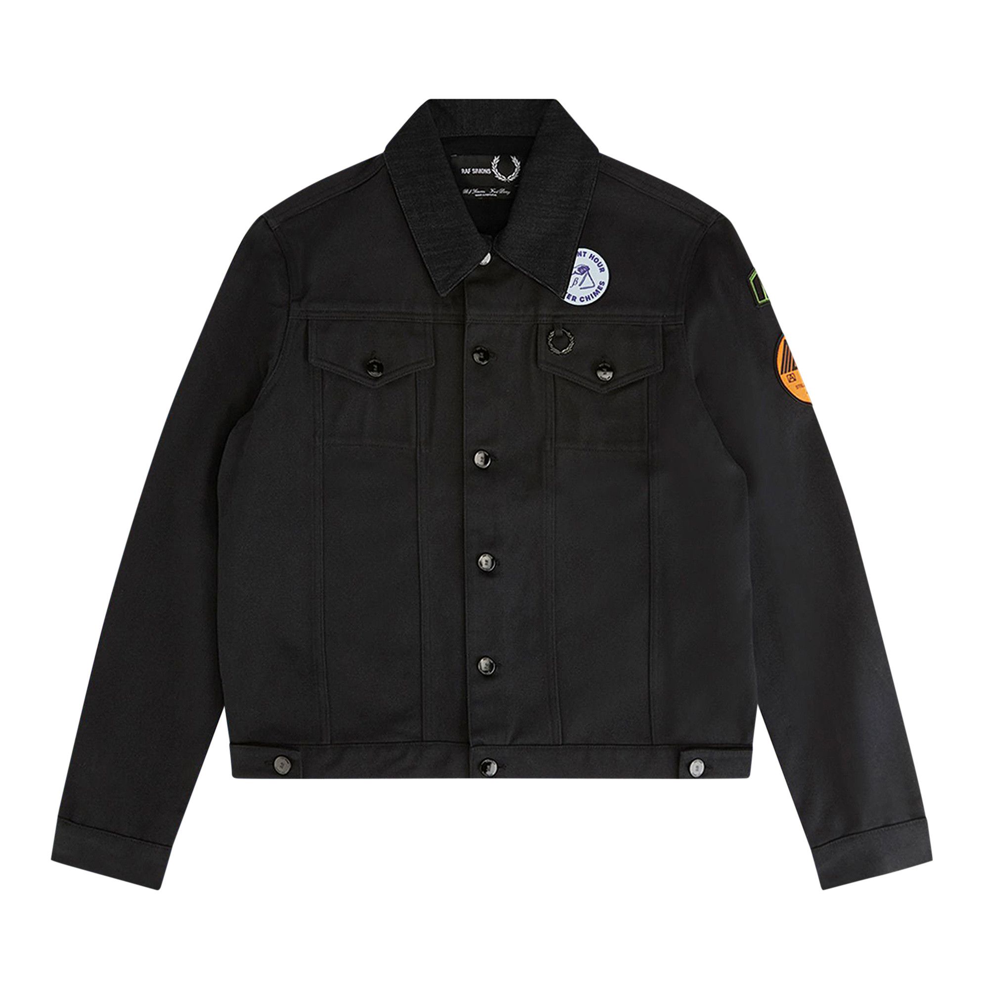 Raf simons fred perry shop denim jacket
