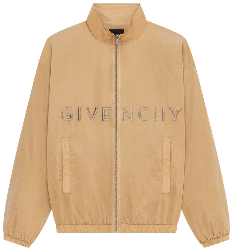 Givenchy Garment Dye Tracksuit 4G Embroidery Beige Camel