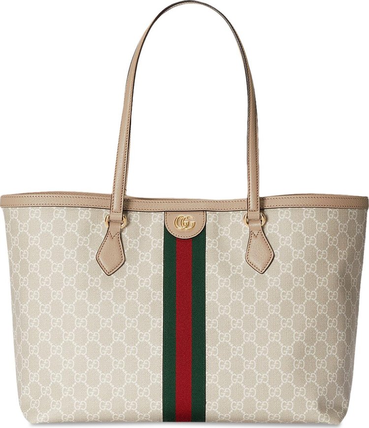 Gucci x Palace GG Jumbo Canvas Tote Bag With Web Details 'Beige