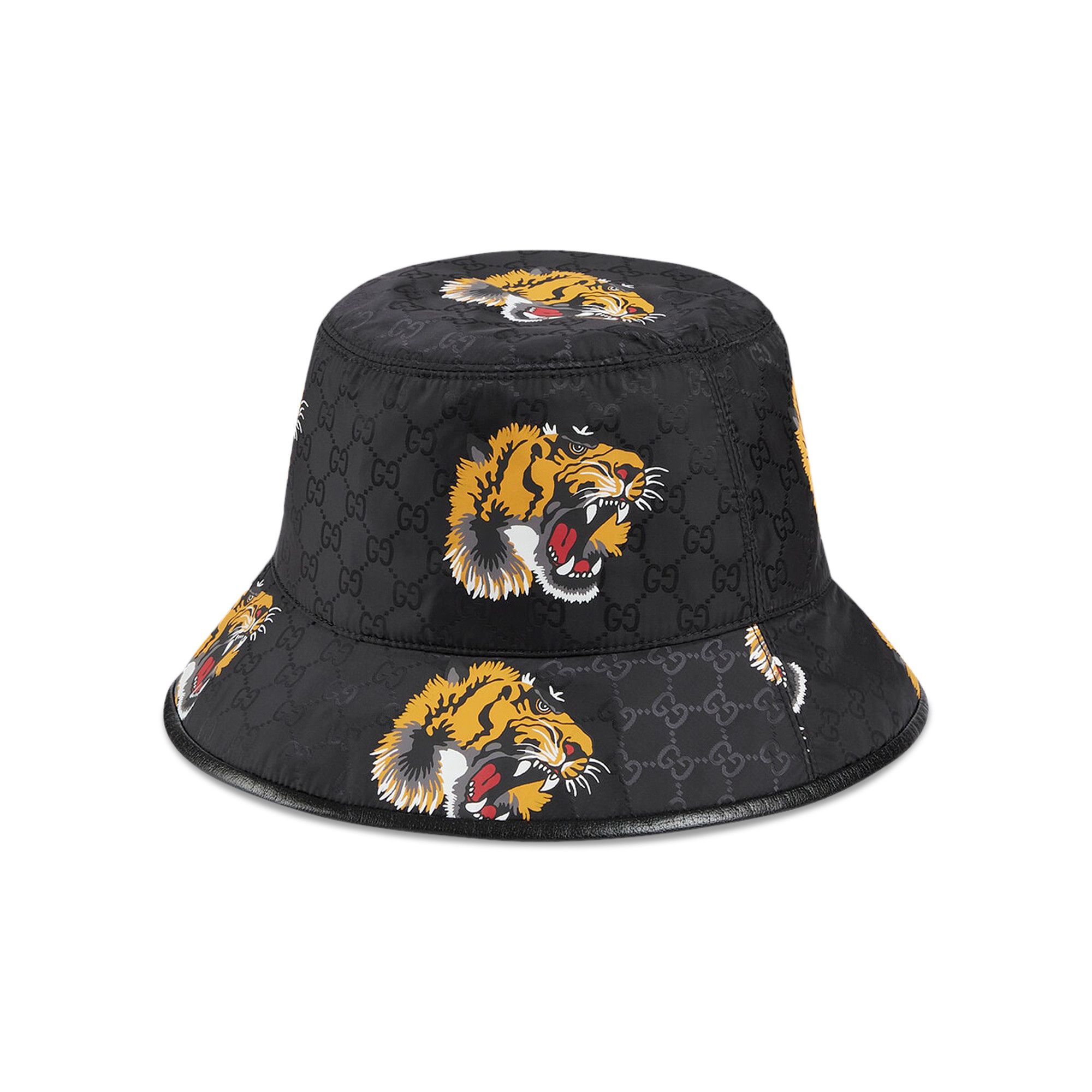Gucci tiger cap black top