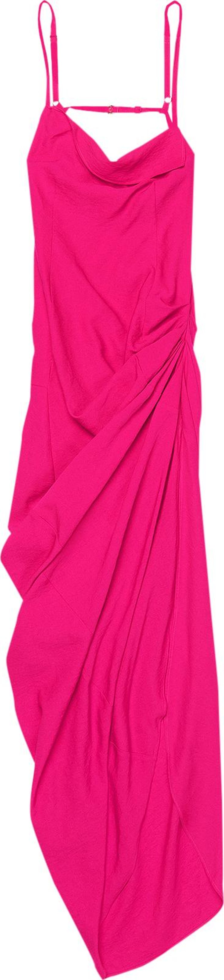 Buy Jacquemus La Robe Saudade Longue 'Pink' - 211DR001 1020 430 | GOAT