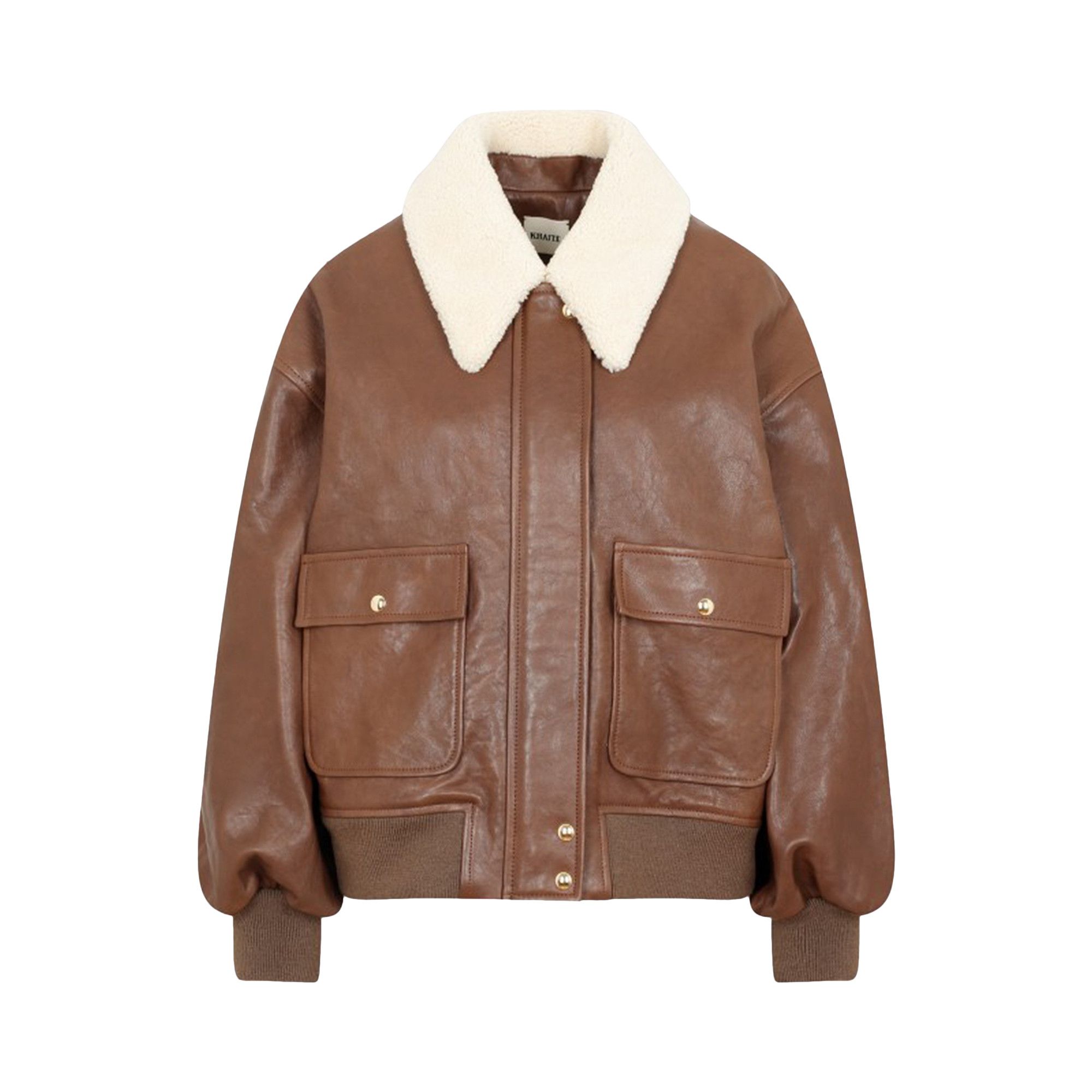 Khaite シェラ レサ シャケット 6075729L729 720CLASSICBROWN Buy Khaite Shellar Jacket 'Classic Brown' - 6075729 720 | GOAT