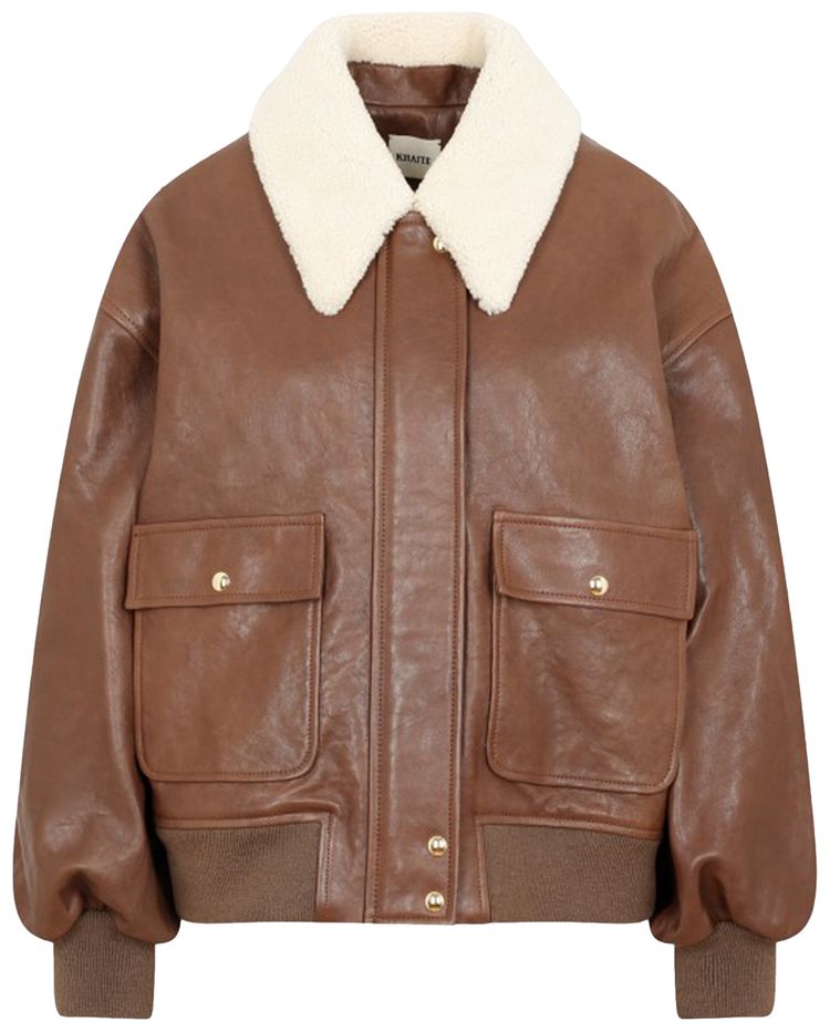 Khaite Shellar Jacket Classic Brown
