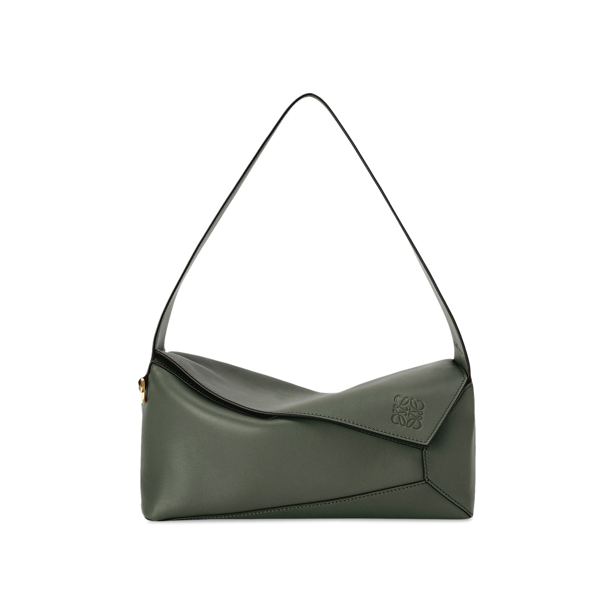 Buy Loewe Puzzle Hobo Bag Vintage Khaki A510J67X01 4429 GOAT