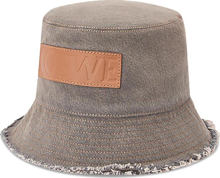 Loewe Frayed Bucket Hat 'Brown'