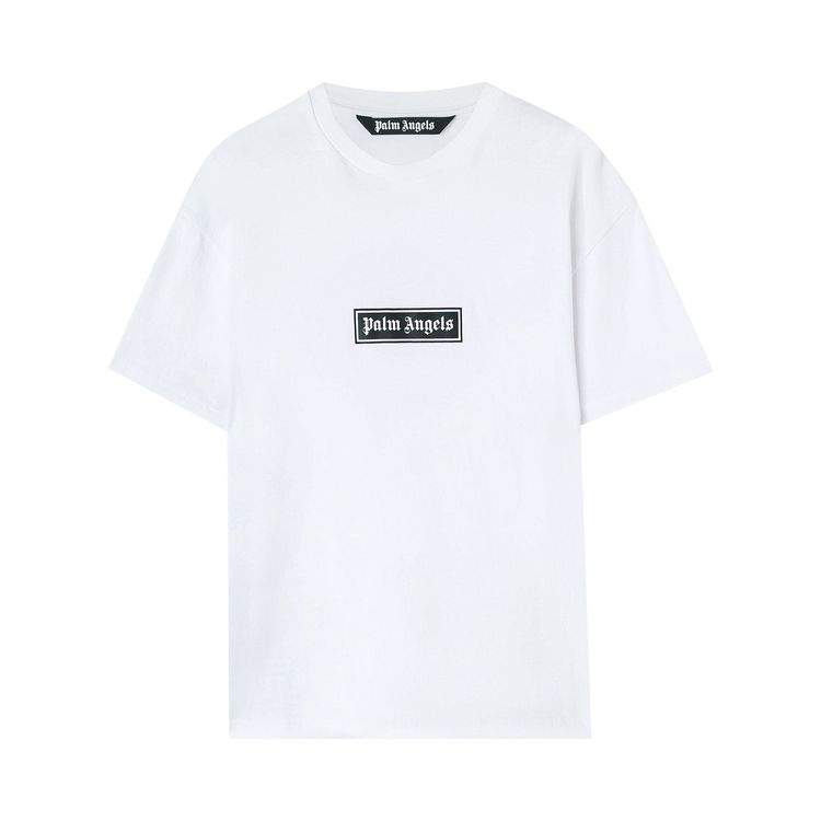 Palm Angels GD Box Logo Tee WhiteWhite