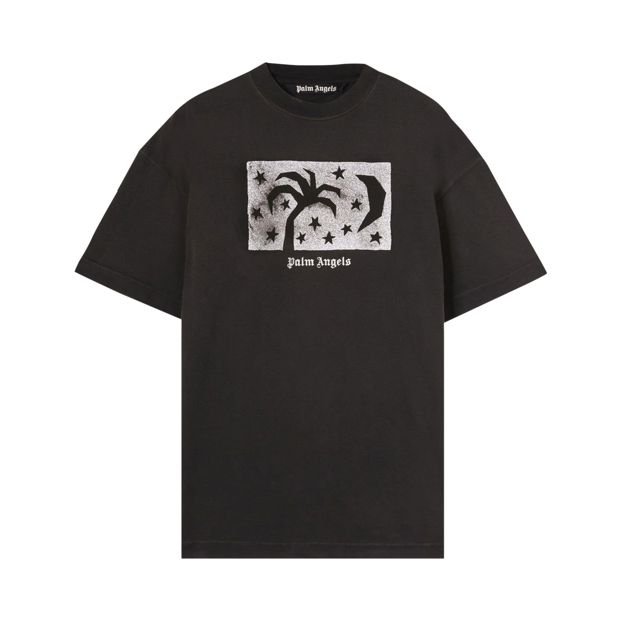 Buy Palm Angels GD Nightsky Classic Tee 'Black/Silver