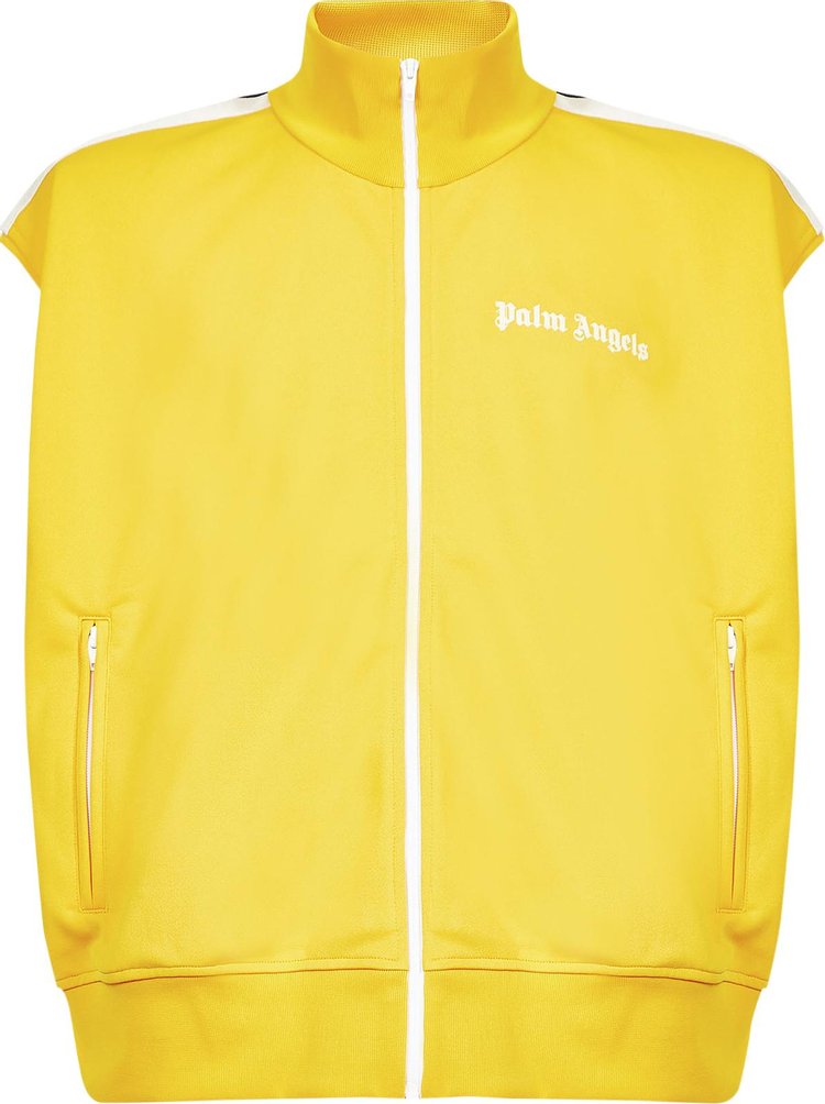 Palm Angels Classic Track Vest Jacket 'Ocher/Yellow'