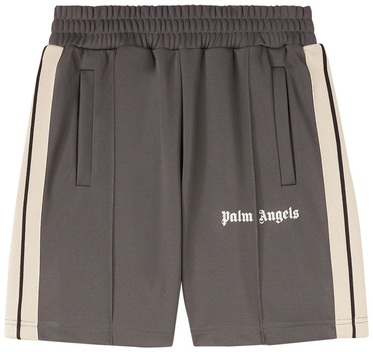 Palm Angels Chambray Short Sleeve Track Dress main image 1