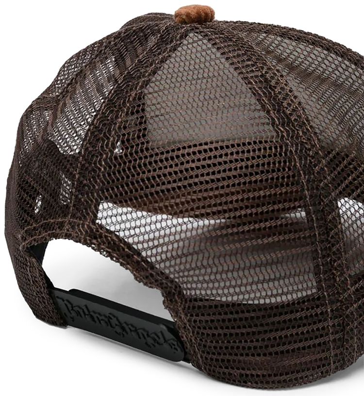 Palm Angels Car Baseball Cap BrownBlack