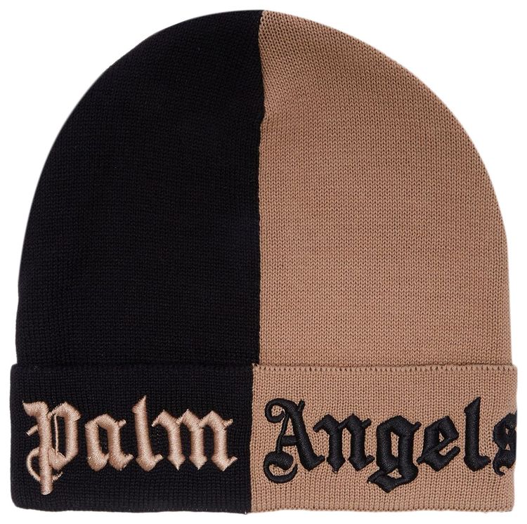 Palm Angels Colorblock Beanie SandBlue