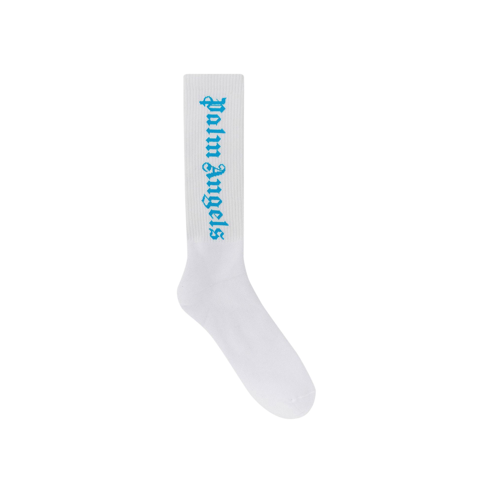 Palm Angels ホワイトソックス 新品未使用 Buy Palm Angels Classic Logo Socks 'White/Light Blue