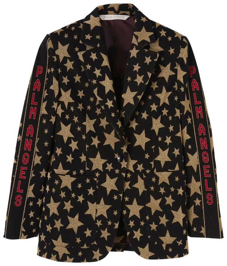 Palm Angels Stars Blazer BlackGold