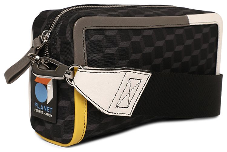 Pierre Hardy Planet Maxi Cube Box Bag BlackYellow