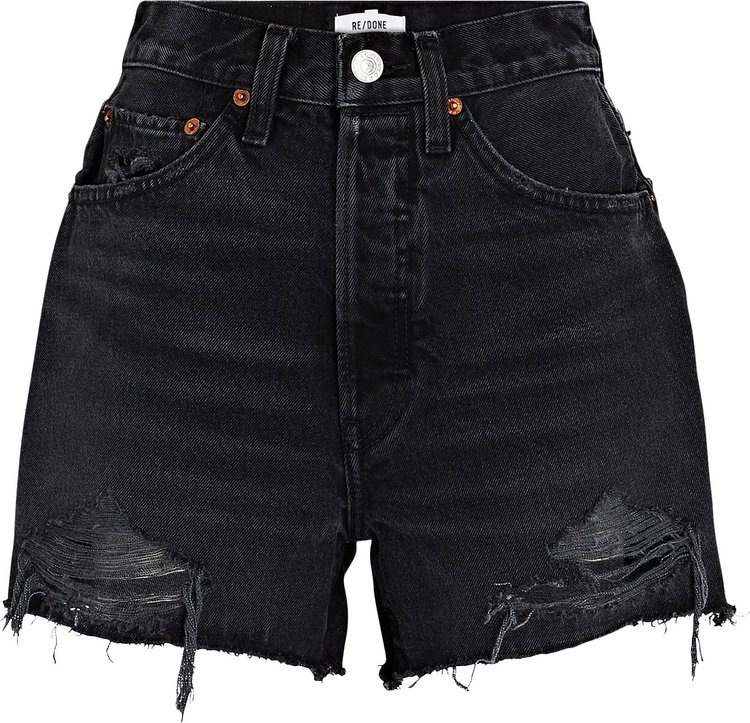 REDONE 50s Cutoffs Black