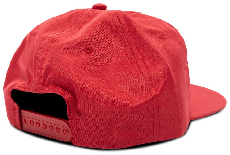 Rhude Satin Logo Hat Red
